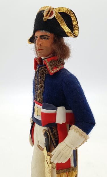 null FIGURINES D’ARTISTES. BAUDOIN. Ier Empire. France. Général Bonaparte. Figurine...