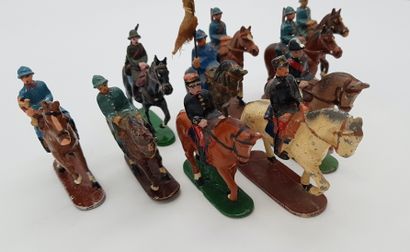 null QUIRALU. 20th century. First World War. France. Dragoons. This lot includes...