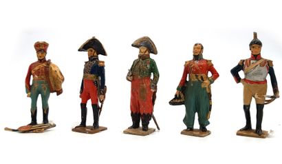 null VERTUNNI. First Empire. Generals Lassalle, Lemoine, Castella, Hautpoul, Ségur....