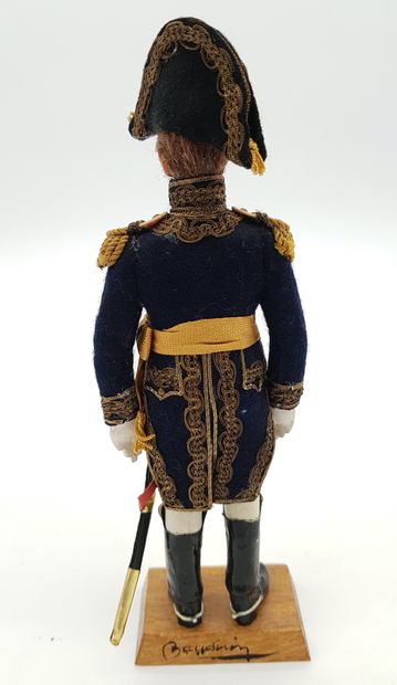 null FIGURINES OF ARTISTS. BAUDOIN. Ist Empire. General of division (1807). Figurine...
