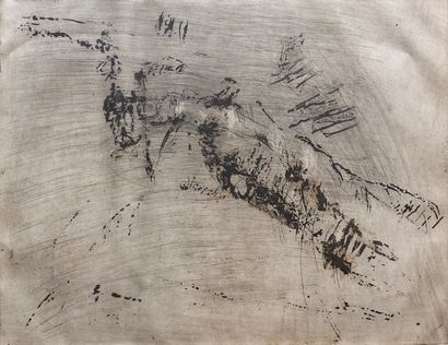 MITSUUCHI Kei Study of an arm / Etching on paper enhanced with gouache / SBD / 29...