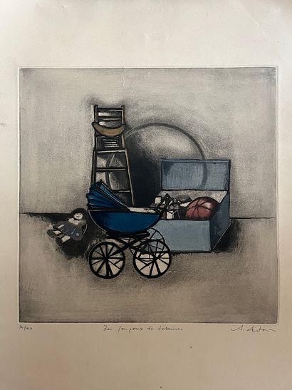 ANTONINI Annapia Les joujoux de Sabine / Lithograph in colors on paper / Numbered...