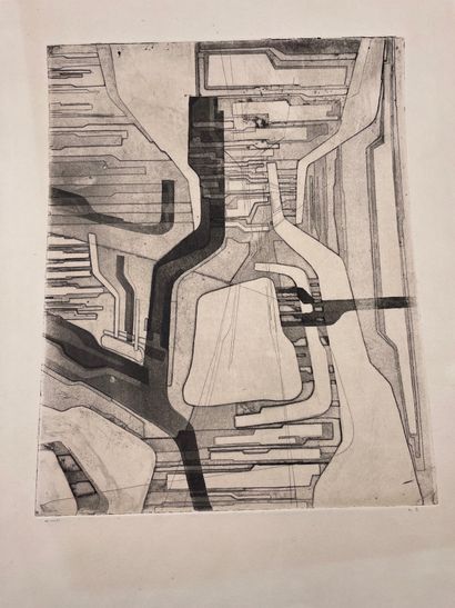 null Bernard Saby (1925-1975) - Belle et Rare Gravure

Dimensions : 30 x 23,5 cm.

Datée...