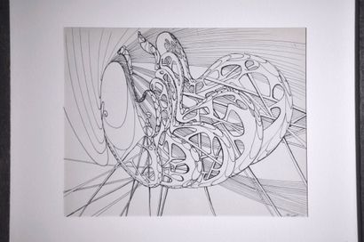 null Adrien Dax - "Untitled" - (Surrealist work)

Drawing in black ink, Dimensions...