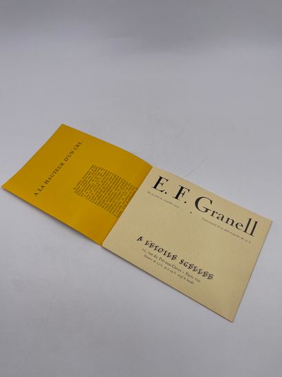 null Document - Invitation Card

Invitation card to the E.F. Granell Exhibition,...