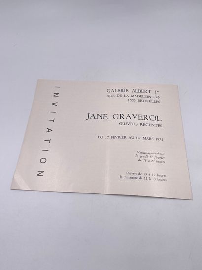 null Jane Graverol - 4 Photographies

4 Photographies de Tableaux entre 1956 et 1965.

Titrées...