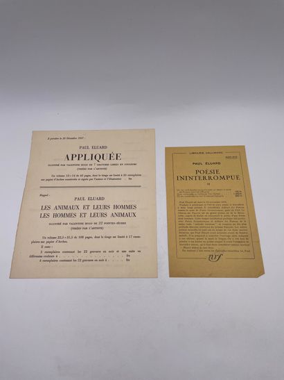 null Documents 

- Paul Éluard, "À Toute Épreuve", Collection of Poems, Éditions...
