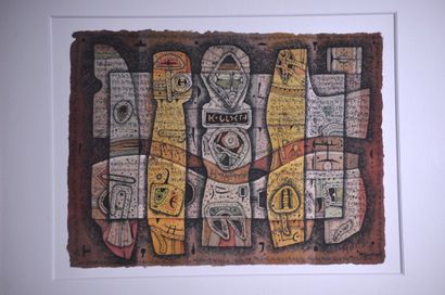 null Jacques Lacomblez - "The book of the dead 4" - "Reliquary 1" - 1994

Mixed media...