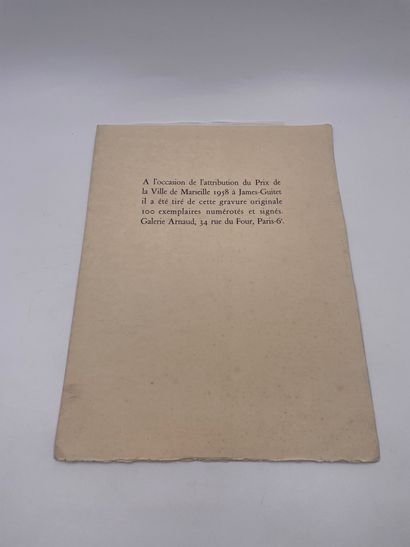 James Guitet - Gravure Originale - 1959 
64/100,...