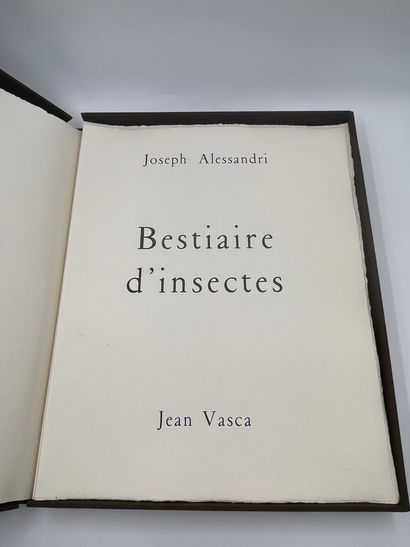 null "BESTIAIRE D'INSECTES", Joseph Alessandri, Jean Vasca, 1982

Ouvrage illustré...