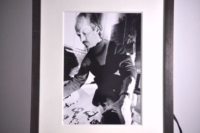 null Photograph of Jean Degottex in his studio by Philippe Brousté - 1968

Photograph,...