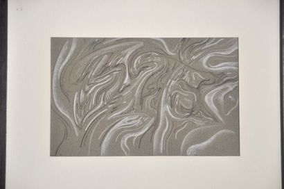 null Bernard SABY - "Untitled - 1961 - (Taoist period)

Drawing with white chalk...