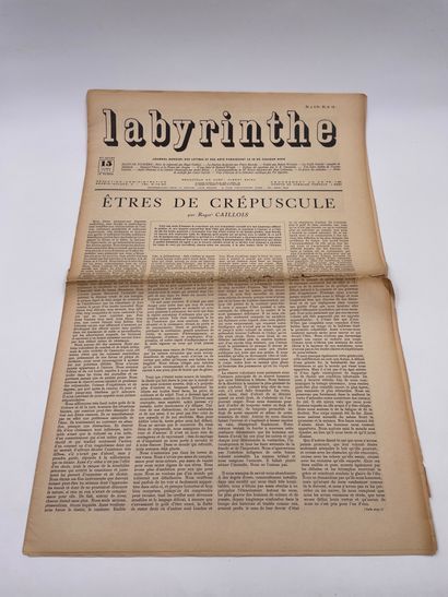 null Documents - Revues

3 numéros de la Revue "Labyrinthe", Journal mensuel des...