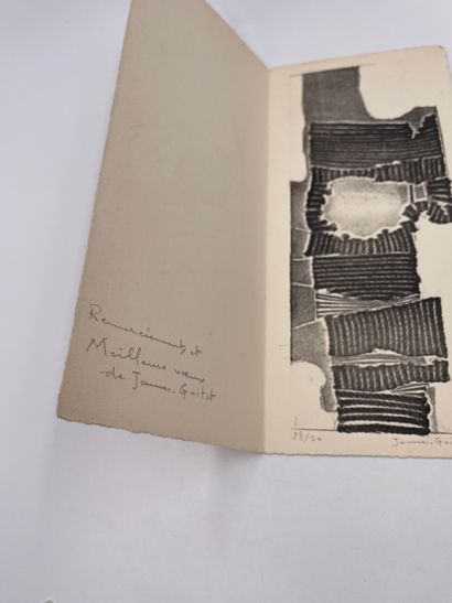 null Documents - 2 Cartes de Voeux avec Lithographies de James Guitet

Une "James...