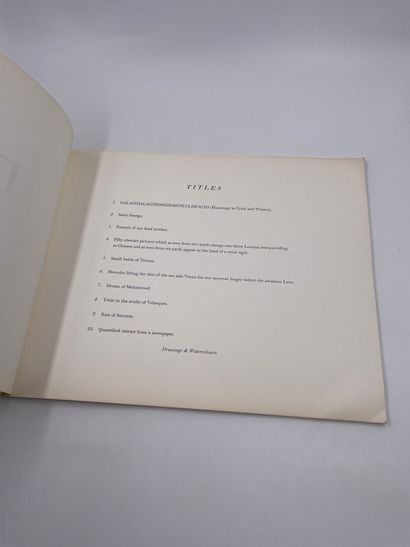 null Document - Catalogue

Exhibition Catalogue "Dali", Georges Keller, November...