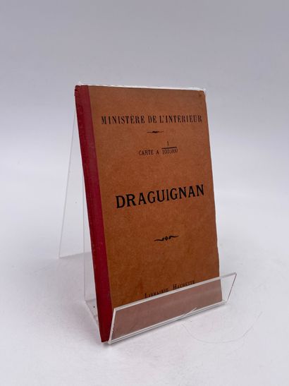 null 1 Volume : "DRAGUIGNAN", Feuille XXV - 34, Var, Ministère de l'Intérieur, Carte...