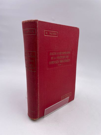 null 2 Volumes : 

- "ANALYSE ET DÉTERMINATION DE LA CONSTITUTION DES COMPOSÉS ORGANIQUES,...