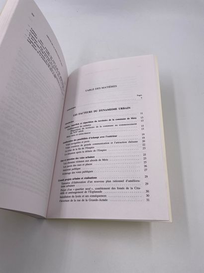 null 1 Volume : "ASPECTS DE LA POPULATION DE METZ SOUS LE CONSULAT ET L'EMPIRE",...