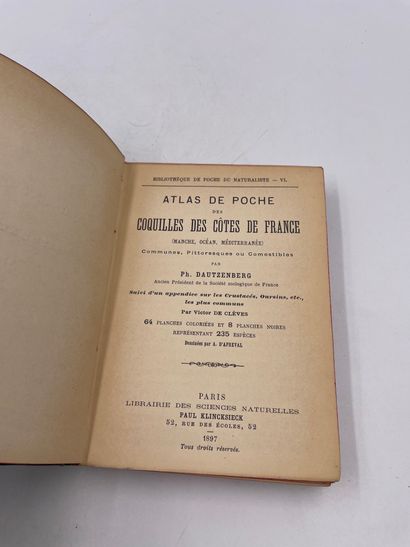 null 1 Volume : "ATLAS DE POCHE DES COQUILLES DES CÔTES DE France (MANCHE, OCÉAN,...