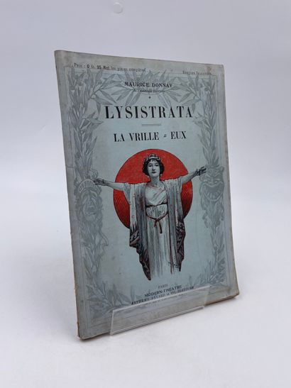 null 1 Volume : "LYSISTRATA - LA VRILLE EUX", Maurice Donnay, Illustrations d'après...