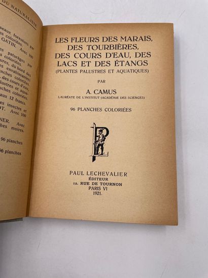 null 1 Volume : "ENCYCLOPÉDIE PRATIQUE DU NATURALISTE, TOME V : LES FLEURS DES MARAIS,...