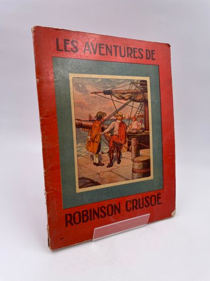 null 1 Volume : "LES AVENTURES DE ROBINSON CRUSOË", (Avec de Nombreuses Illustrations),...