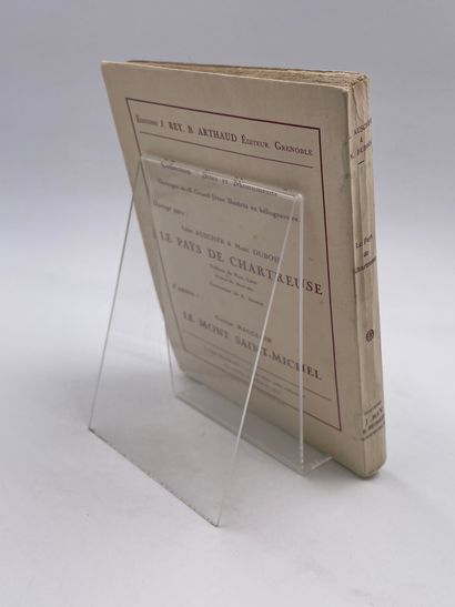 null 1 Volume : "LE PAYS DE CHARTREUSE", Léon Auscher, Marc Dubois, Préface de M....