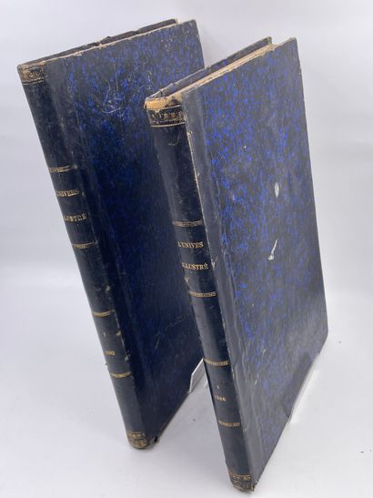 null 9 Volumes : 

- "L'UNIVERS ILLUSTRÉ 1882, PREMIER SEMESTRE", Journal Hebdomadaire...