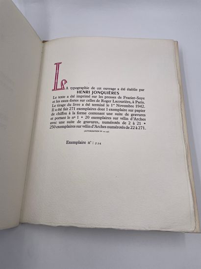 null 1 Volume : "LA REINE MORTE", (Drame en Tois Actes), Henry de Montherlant, Illustré...