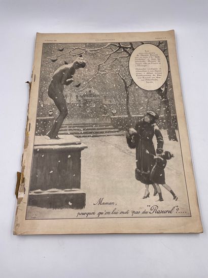 null 6 Volumes :

- "L'ILLUSTRATION NOËL 1919", 20 Décembre 1919, Couvertures détachée

-...
