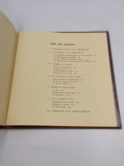 null 1 Volume : "UNE ŒUVRE DE JACQUES GABRIEL, L'HOTEL DE VILLE DE RENNES", François...