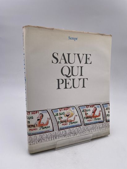null 1 Volume : "SAUVE QUI PEUT", Sempé, Ed. Denoël, 1964