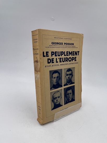 null 1 Volume : "LE PEUPLEMENT DE L'EUROPE, ÉTAT ACTUEL, ORIGINES, ÉVOLUTION", Georges...