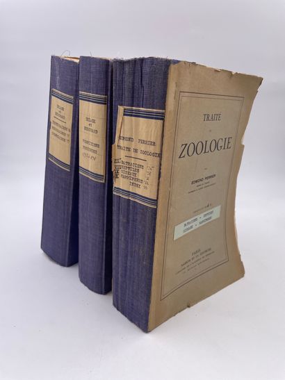 null 3 Volumes : 

- Recueil regroupant : "TRAITÉ DE ZOOLOGIE CONCRÈTE, TOME I :...