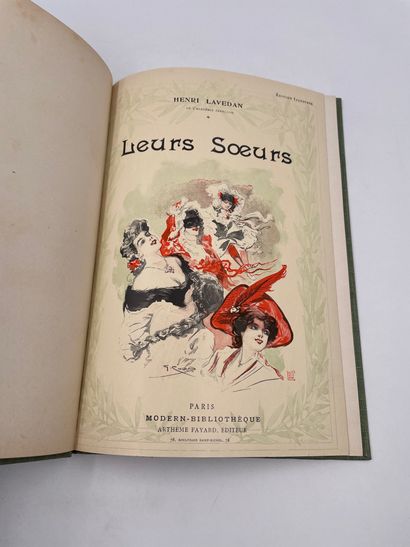 null 1 Volume : "LEURS SŒURS", Henri Lavedan, Illustrations d'après les Aquarelles...