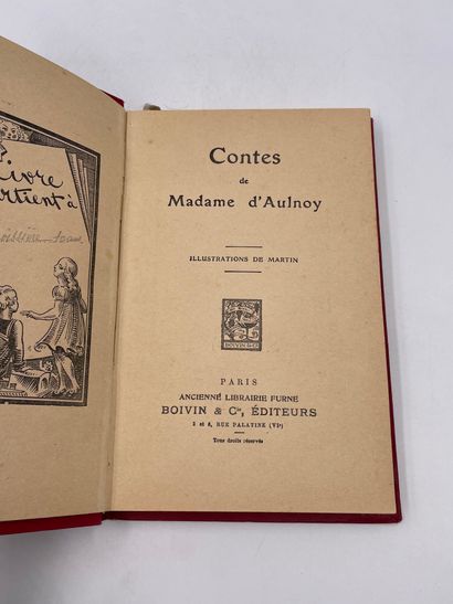 null 1 Volume : "CONTES DE MADAME D'AULNOY", Illustrations de Martin, Ed. Boivin...