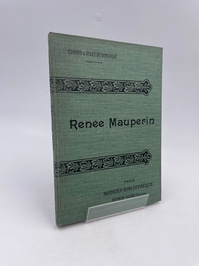 null 1 Volume : "RENÉE MAUPERIN", Edmond et Jules de Goncourt, Illustrations d'après...