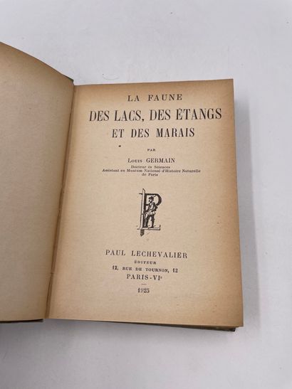 null 1 Volume : "ENCYCLOPÉDIE PRATIQUE DU NATURALISTE, TOME XX : LA FAUNE DES LACS,...