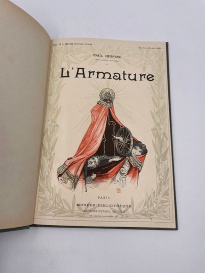 null 1 Volume : "L'ARMATURE", Paul Hervieu, Illustrations d'après les Aquarelles...