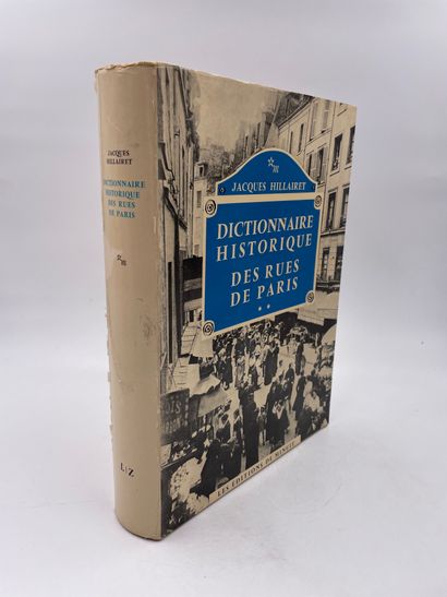 null 3 Volumes : 

- "DICTIONNAIRE HISTORIQUE DES RUES DE PARIS, TOME I : A-K", Jacques...