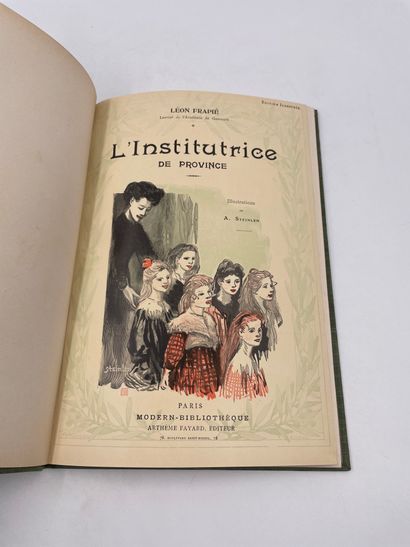 null 1 Volume : "L'INSTITUTRICE DE PROVINCE", Léon Frapié, Illustrations d'après...