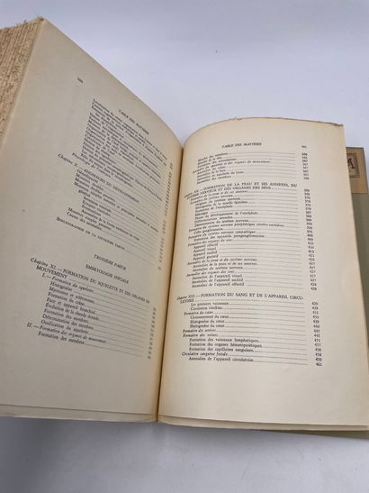 null 1 Volume : "ÉLÉMENTS D'EMBRYOLOGIE", A. Celestino Da Costa, Ed. Masson et Cie...