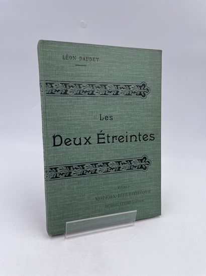 null 1 Volume : "LES DEUX ÉTREINTES", (Roman Contemporain), Léon Daudet, Illustrations...
