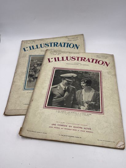 null 
16 Volumes :
- "L'ILLUSTRATION N°4560", 26 Juillet 1930, 88ème Année, N°4560
-...