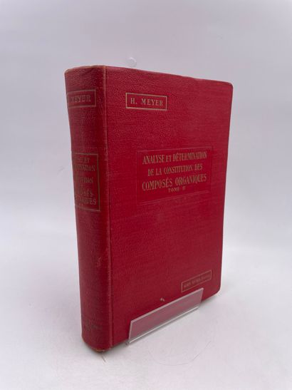 null 2 Volumes : 

- "ANALYSE ET DÉTERMINATION DE LA CONSTITUTION DES COMPOSÉS ORGANIQUES,...