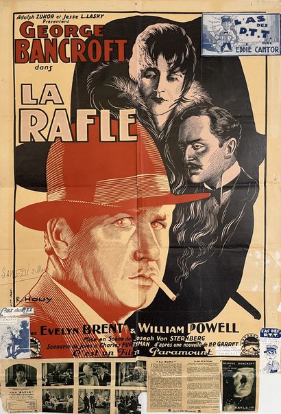 null LA RAFLE / THE DRAGNET Joseph Von Sternberg. 1928.
60 x 80 cm. Affiche française....