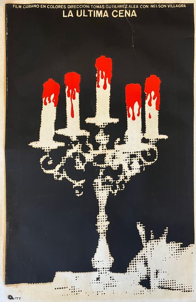 null LA ULTIMA CENA Tomas Gutierrez Alea. 1977.
51 x 76 cm. Affiche cubaine. René...