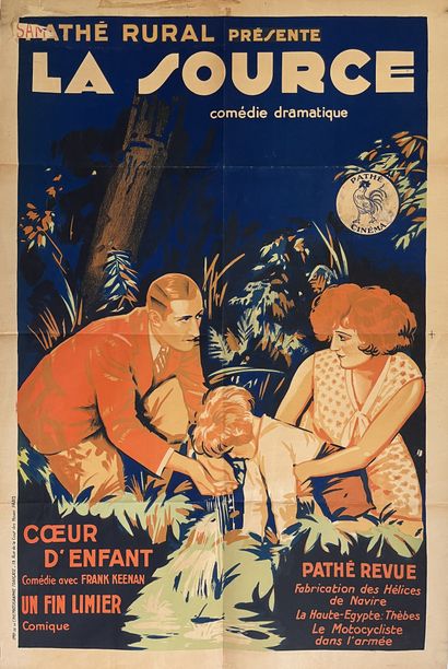 null LA SOURCE c. 1927.
80 x 120 cm. Affiche française. Non signée. Imp. De la Cinématographie...