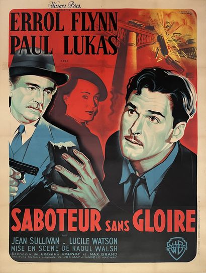 null SABOTEUR SANS GLOIRE / 
UNCERTAIN GLORY Raoul Walsh. 1944.
120 x 160 cm. Affiche...