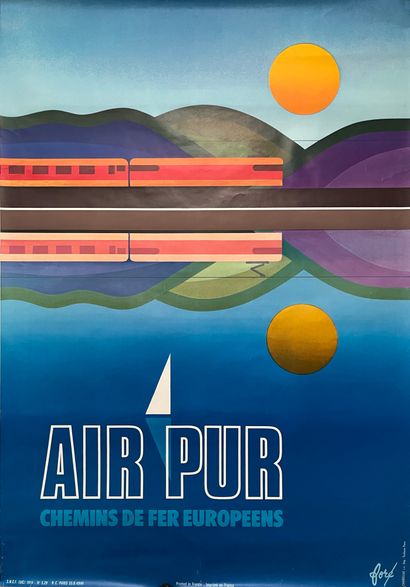 FORE Air Pur. Chemins de Fer Européens. 1974....